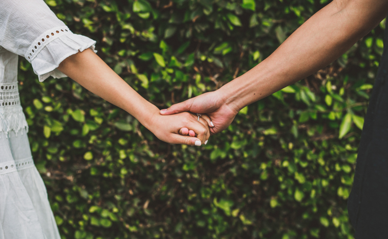 LA engagement photos Abbot Kinney