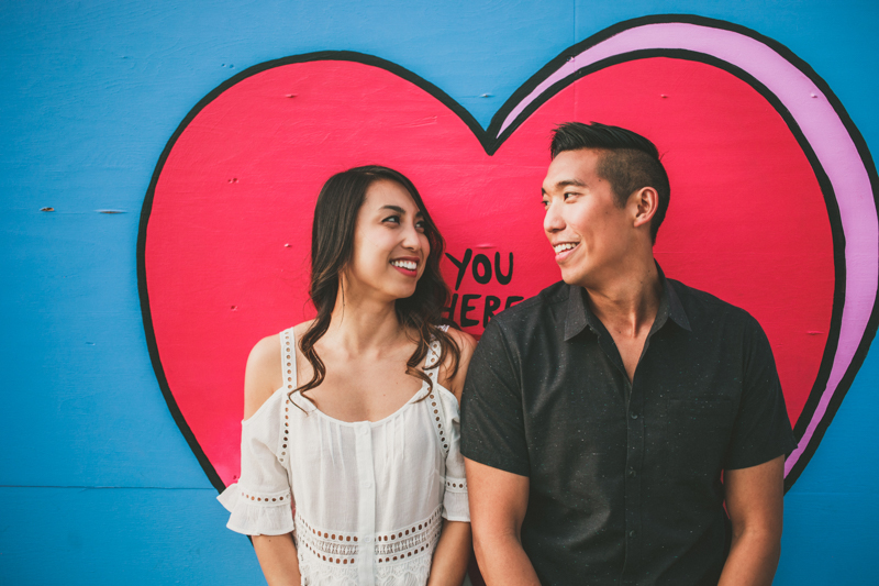 Abbot Kinney engagement photos