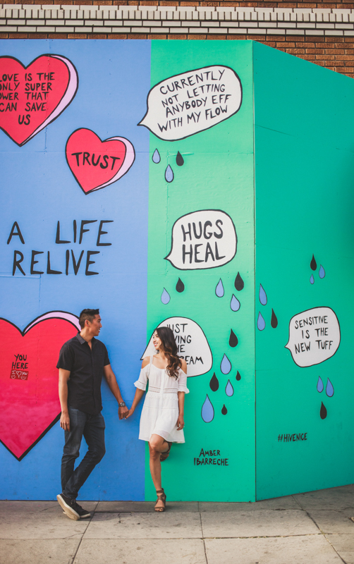 Abbot Kinney engagement photos